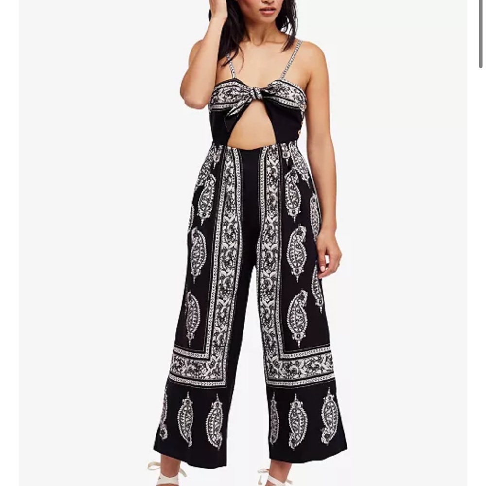 Free People Feel The Sun Cutout Jumpsuit